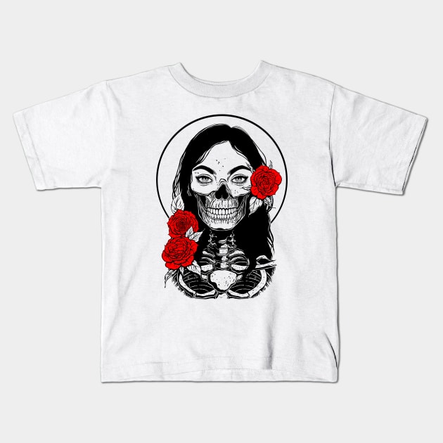 Dead Girl. Death Kids T-Shirt by OccultOmaStore